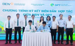 BIDV và QPT hợp tác trồng 240.000 cây xanh tại Đồng bằng sông Cửu Long