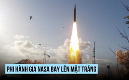 Xem tên lửa đưa phi hành gia NASA rời trái đất lên mặt trăng