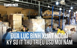 ‘Khoác áo mới’ đưa lục bình xuất ngoại, kỹ sư IT Cần Thơ thu triệu USD mỗi năm