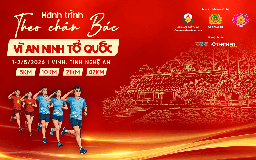 Gần 700 chiến sĩ công an cùng hàng nghìn VĐV tranh tài giải chạy ý nghĩa tại Nghệ An