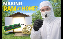 Giá RAM tăng 'phi mã', YouTuber tự xây phòng thí nghiệm để đúc chip nhớ