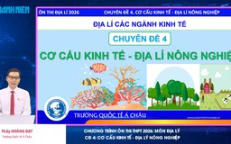 BÍ QUYẾT ÔN THI THPT 2026 | Môn địa lý | Chuyên đề 4 |  Cơ cấu kinh tế - Địa lý nông nghiệp