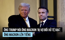 Ông Macron nói ông Trump 'không chuẩn mực' trong bình luận liên quan phu nhân Brigitte