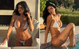 Kylie Jenner khoe đường cong nóng bỏng với bikini