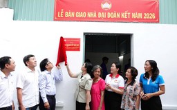 Báo Thanh Niên khánh thành nhà đại đoàn kết tại Cần Thơ
