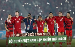 AFF Cup 2026 tăng nhiệt: Các đội mạnh lên, đội tuyển Việt Nam gặp nhiều thử thách