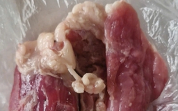 Công an điều tra nguồn gốc thịt lợn bệnh trong bếp ăn Trường mầm non Hòa Bình