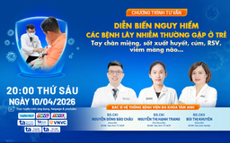 Các bệnh lây nhiễm thường gặp ở trẻ: tay chân miệng, sốt xuất huyết, cúm, RSV…