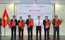 Khánh Hòa công bố quyết định nhân sự HĐND, UBND tỉnh nhiệm kỳ 2026 - 2031