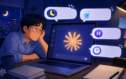 Claude bất ngờ nhắc người dùng đi ngủ và uống nước