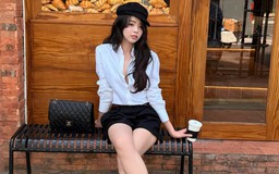 Điểm nhấn nhẹ nhàng nhưng nổi bật từ áo sơ mi trắng