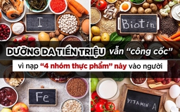Dưỡng da tiền triệu vẫn công cốc nếu bạn nạp 4 nhóm thực phẩm này vào người