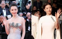 Jun Ji Hyun 'đọ sắc' cùng Lý Băng Băng trên thảm đỏ Cannes
