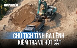 Chủ tịch UBND tỉnh Quảng Ngãi lệnh kiểm tra khẩn vụ xe tải 'rút ruột' cát tại thủy điện Trà Khúc 2