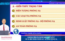 BÍ QUYẾT ÔN THI THPT 2026 | Môn vật lý | Chuyên đề 10 | Hiện tượng phóng xạ và an toàn phóng xạ