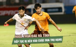 HAGL thua đau Hà Tĩnh, tiếp tục bị kéo vào cuộc đua trụ hạng