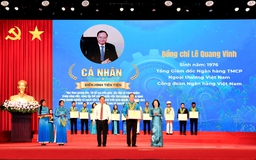 Tổng giám đốc Vietcombank vinh dự được khen thưởng với thành tích xuất sắc