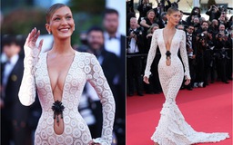Bella Hadid mặc táo bạo, đọ sắc bên dàn mỹ nhân dự Cannes