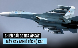 Anh tố chiến đấu cơ Nga áp sát máy bay trinh sát ở tốc độ cao