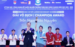 Trao giải cuộc thi Đấu trường toán học châu Á AIMO