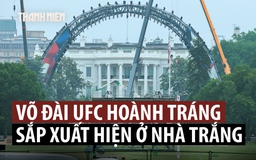 Ông Trump khoe lồng bát giác để đấu võ đài ở Nhà Trắng mừng ngày lập quốc