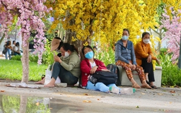 Đưa con đi thi từ 3 giờ sáng, thấp thỏm ngồi chờ suốt nhiều tiếng đồng hồ