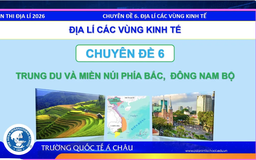 Bí quyết ôn thi tốt nghiệp THPT đạt điểm cao: Địa lý các vùng kinh tế
