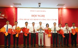 Khánh Hòa điều động, bổ nhiệm nhiều cán bộ chủ chốt