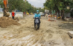 TP.HCM: Vì sao đường Đặng Thùy Trâm vẫn ngập dù đang thi công chống ngập?