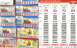 Xổ số miền Nam ngày 13 tháng 6: Người trúng số đài Hậu Giang xuất hiện sớm