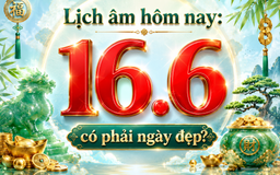 Lịch âm hôm nay là ngày Thiên Môn, dương lịch 16.6 có nhiều ngày đáng chú ý