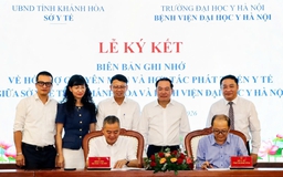 Khánh Hòa hợp tác y tế với Bệnh viện Đại học Y Hà Nội