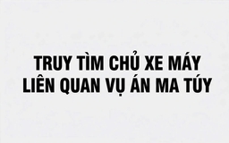 TP.HCM: Truy tìm chủ chiếc xe máy liên quan vụ tổ chức sử dụng ma túy