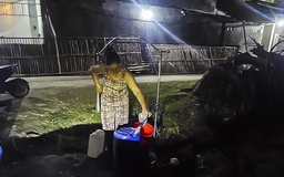 1.400 hộ dân thiếu nước sạch ở Bình Sơn: Nửa đêm thức trắng canh từng giọt nước