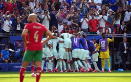 Mbappe ghi bàn vào lưới Ma Rốc, vì sao đồng đội Pháp cản Olise ra ăn mừng?