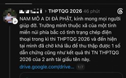 Phú Thọ phản hồi thông tin ‘2 thí sinh chép bài, thi thử 4 - 5, thi thật 9 điểm'