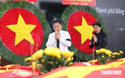 Đồng Nai: Trang trọng lễ truy điệu, an táng 63 hài cốt liệt sĩ
