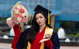 Nhan sắc á hậu vừa tốt nghiệp bác sĩ chuyên khoa I