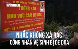 Rác bủa vây đường Nguyễn Văn Linh, công nhân vệ sinh bị đe dọa