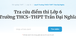Đề và đáp án bài khảo sát lớp 6 Trường Trần Đại Nghĩa