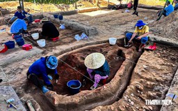 Phát hiện khu lò nung khoảng 1.800 năm tuổi trong thành cổ Châu Sa