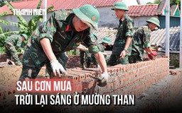 Mường Than hồi sinh sau lũ: Những móng nhà đầu tiên được dựng lên