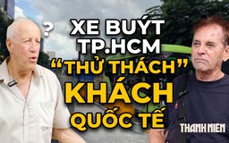 Xe buýt TP.HCM vẫn còn 'thử thách' khách quốc tế