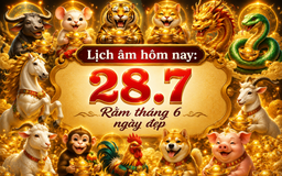 Lịch âm hôm nay 28.7: Rằm tháng 6 là ngày 'rất đẹp', ngày này nên làm gì?