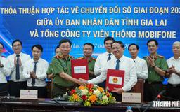 Gia Lai hợp tác MobiFone chuyển đổi số giai đoạn 2026 - 2030