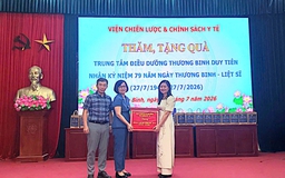 Đội ngũ y tế trẻ đồng hành chăm sóc thương binh, bệnh binh tại Ninh Bình