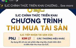 Giả mạo Công ty SJC thu mua kim cương thương hiệu khác