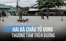 Đi nhận vé số về bán, người bà cùng cháu nội gặp nạn thương tâm trên quốc lộ 1