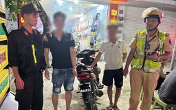 Nồng độ cồn 'kịch khung' còn che biển số, tài xế xe máy bị phạt 18 triệu