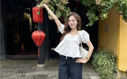 Thoát mác điệu đà với sự biến tấu từ áo blouse tay phồng cùng quần jeans
